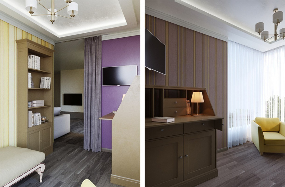 Фото 5 — Дизайн интерьера Apartment Klimt Ж/К Dom Na Tytova